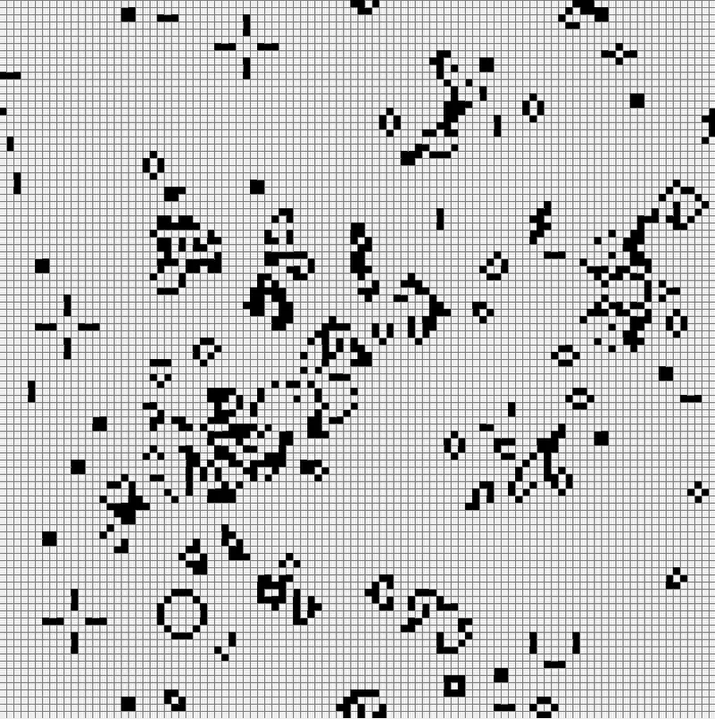 Static image Game of Life Java 2D Game